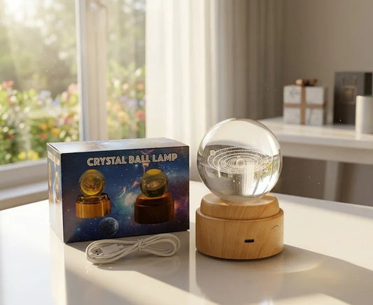 Crystal Ball Night Light – LED Decorative Lamp