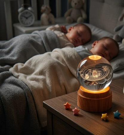 Crystal Ball Night Light – LED Decorative Lamp